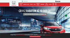 Desktop Screenshot of honda.kucza.com.pl